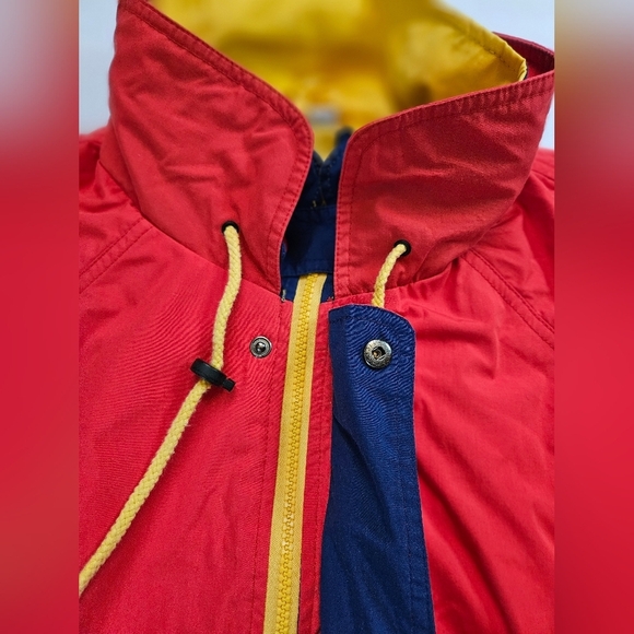 Oceanside Mens Red Boating Long Sleeve Elastic Waist Full Zipper Jacket Size L - Picture 5 of 16